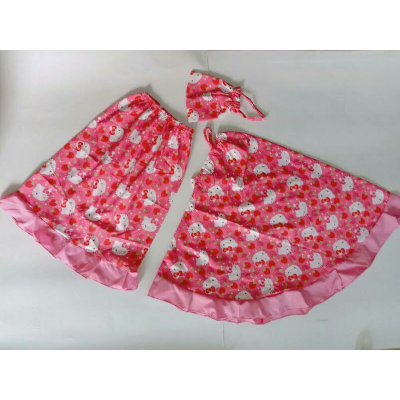 MUKENA ANAK KARAKTER HELLO KITTY