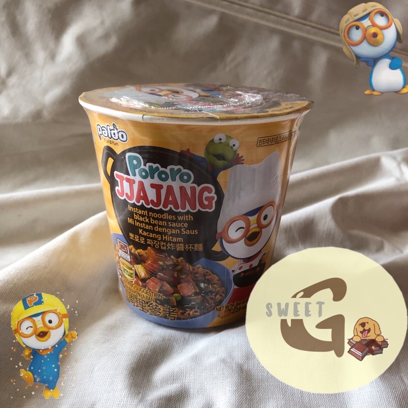 PALDO PORORO JJAJANG NOODLE CUP 65GR