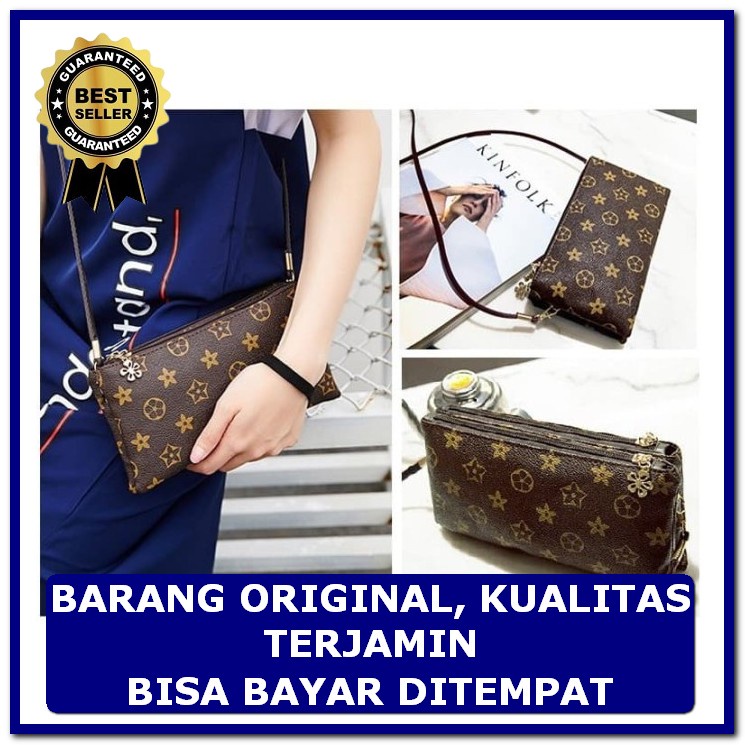 Tas Sling Bag Wanita Kelly 8809-28 With Box | Tas Selempang Wanit WG268 Ts100 Summer Double Layer Z