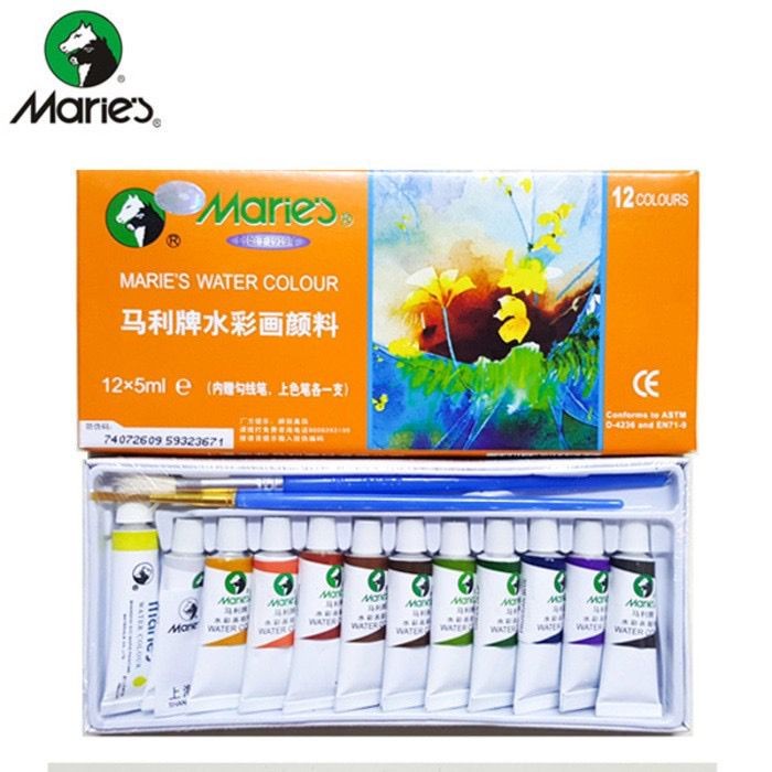 

Maries Cat Air Water Colour 12 Warna x 5 ml E1325