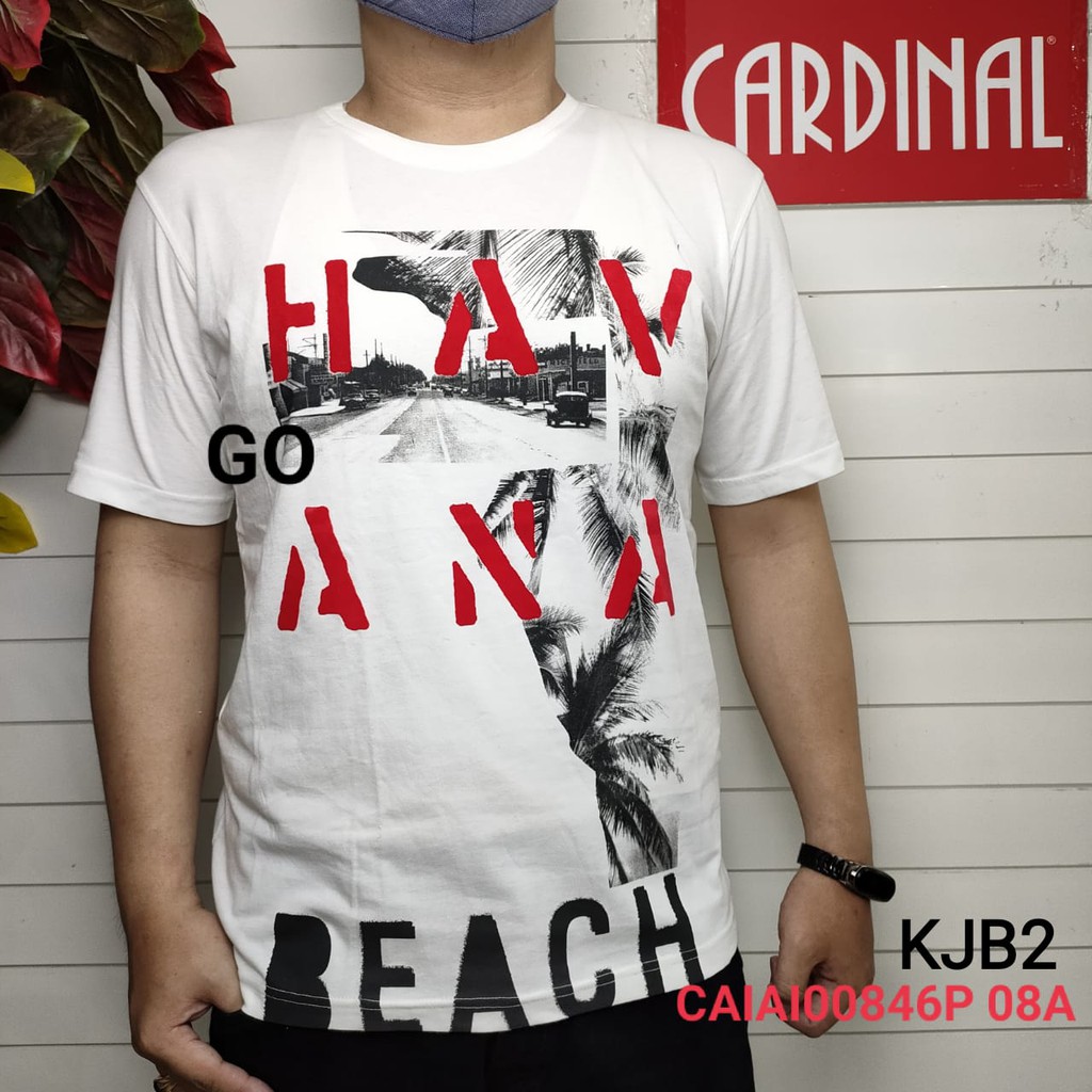 gof KJB CARDINAL JEANS KAOS T-Shirt Pakaian Pria Atasan Kaos Oblong Casual Santai Original