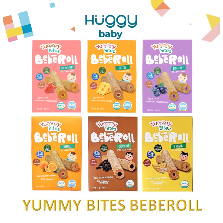 Yummy Bites BEBEROLL Snack Bayi Anak BPOM HALAL