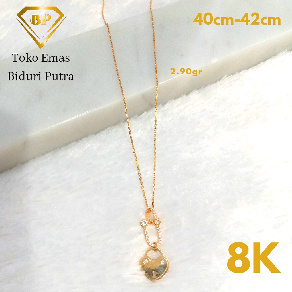 Kalung Nori Liontin Emas Asli Kadar 8K/375 toko emas biduri putra