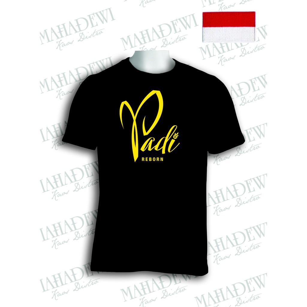 Kaos Band Padi Reborn Baju Distro Tshirt Combed 30s