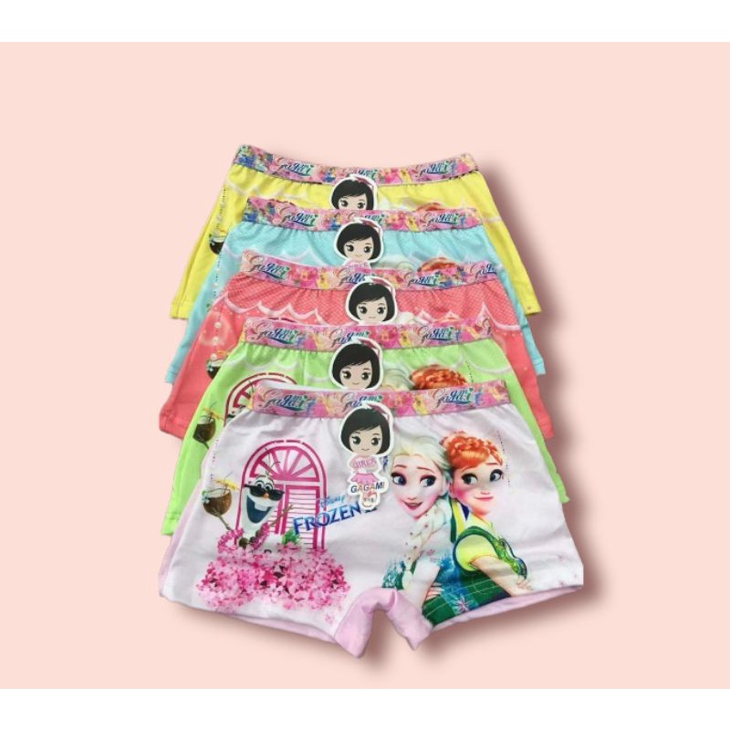 BOXER MURAH ANAK CEWE GAGAMI 6PCS &amp;12PCS