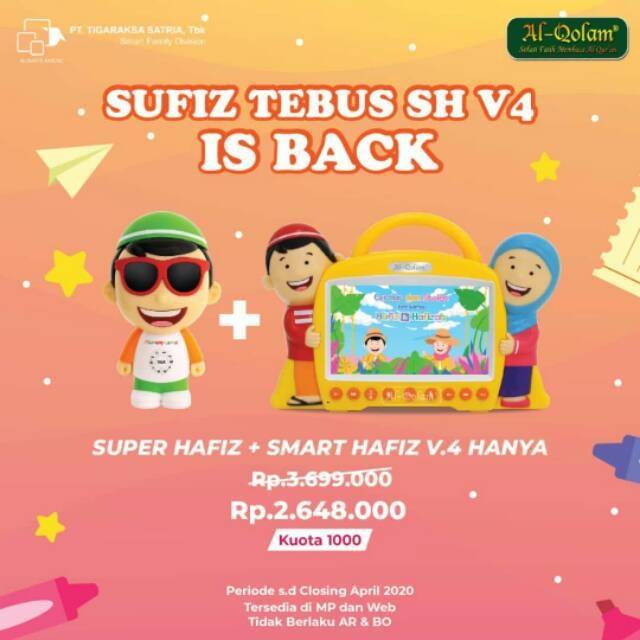  Smart  Hafiz  versi 4 Tebus Super Hafiz  Freeong Shopee 