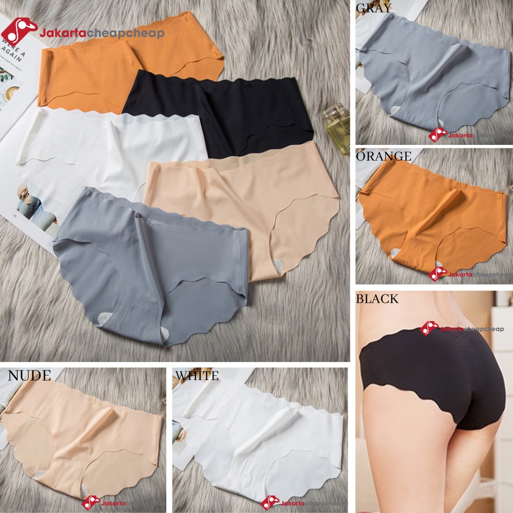 JC077 Celana Dalam Seamless Wanita Panty Anti Nyeplak Tanpa Jahitan