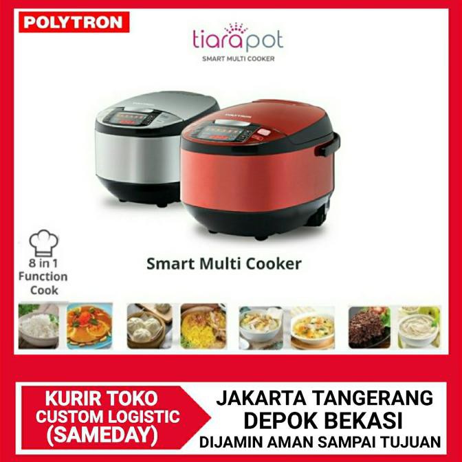 NEW / MAGIC COM POLYTRON 2L - PRC 1901 - Merah, NO BUBBLE WRAP / BERKUALITAS
