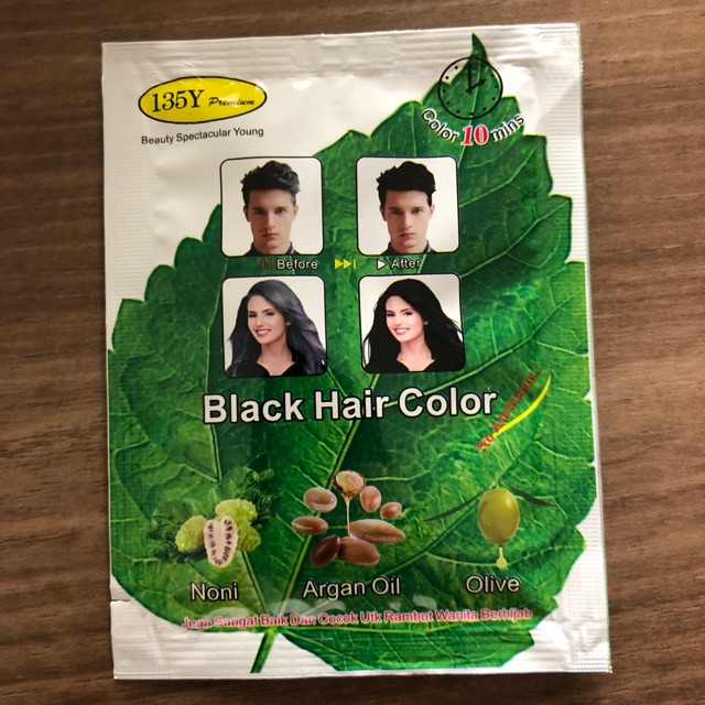 1 sachet BSY Premium Black Hair Color
