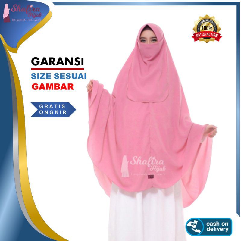 Hijab syari khimar jumbo jilbab instan jilbab jumbo hijab syari jilbab syar'i jumbo bergo jumbo