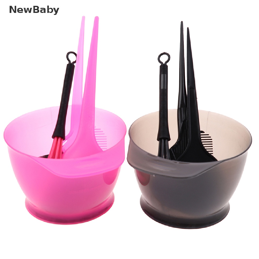 5pcs / Set Sisir + Brush + Mangkok Untuk Mewarnai Rambut Bayi