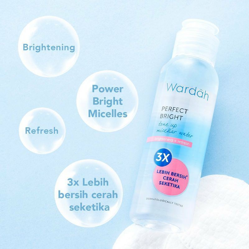 WARDAH PERFECT BRIGHT TONE UP MICELLAR WATER 100 ml