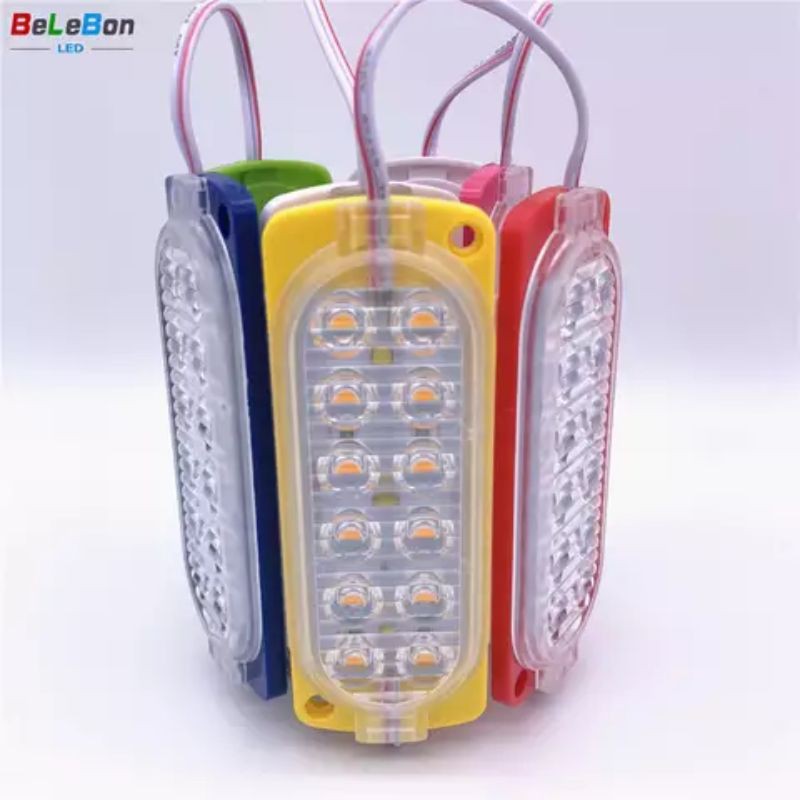Modul Led Lampu Kolong Mata 12 Bening 12V &amp; 24V Anti Air Nyala Diam