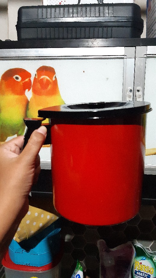 Kitchen Oilpot Maslon Maspion Wadah / Saringan Minyak Teflon Murah Bagus