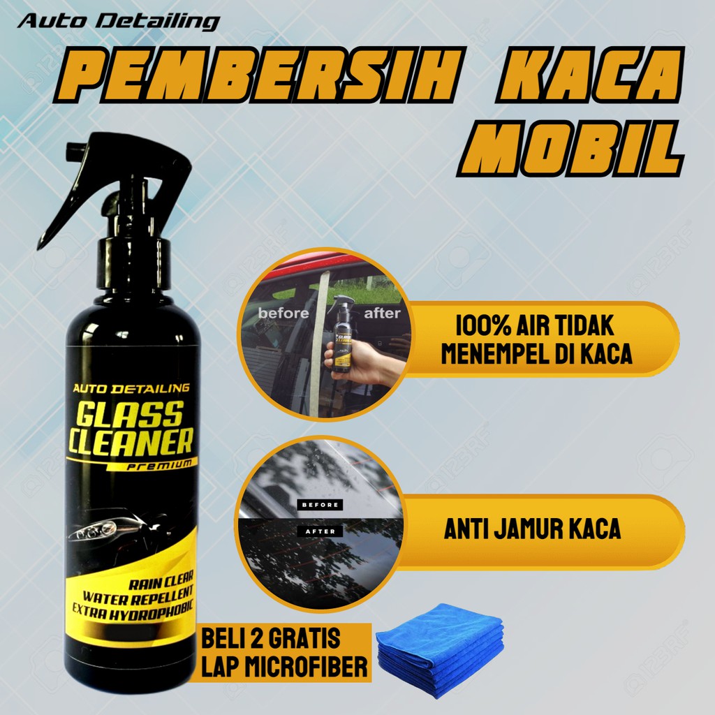 Pembersih Kaca Mobil Efek Daun Talas Pelindung Kaca Mobil Glass Cleaner