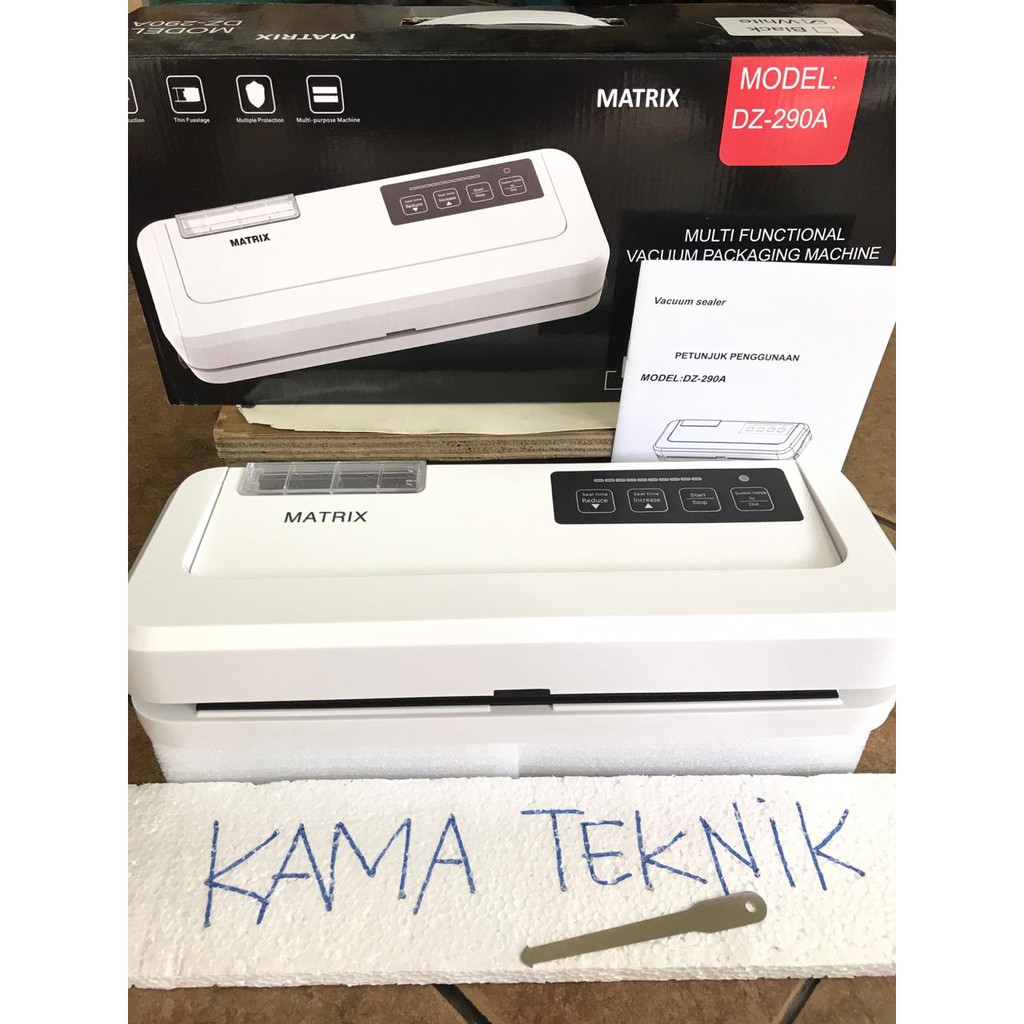 Jual Vacuum Sealer Basah Kering Otomatis Merk Matrix Dz A Shopee