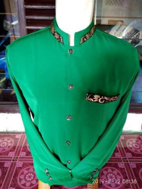 Jasko High twis list batik / baju muslim pria