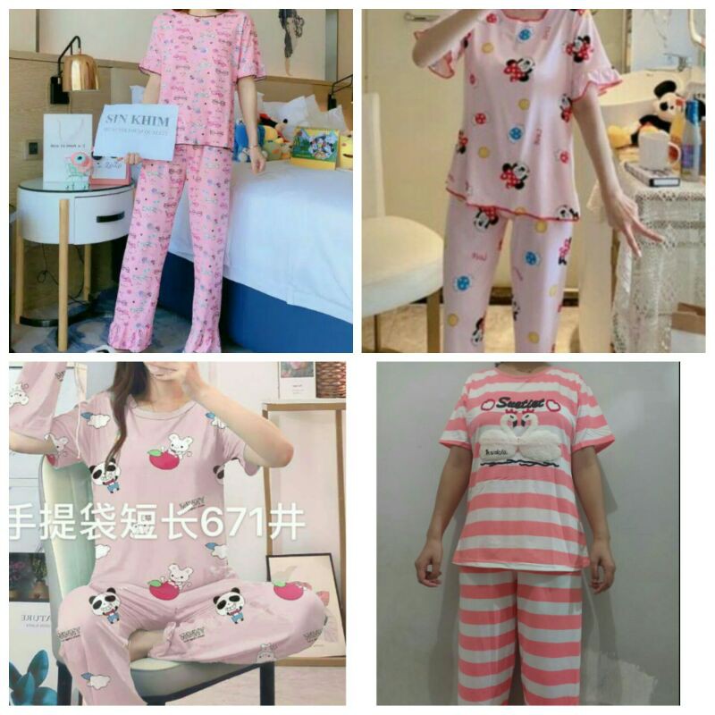 Piyama CP Premium Bahan Katun Rayon Best Quality