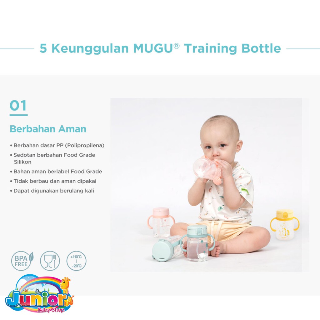 Mugu Training Bottle 220ml / 330ml