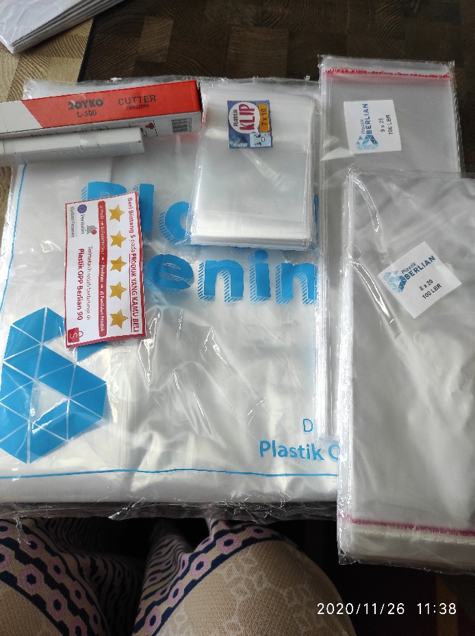 Kantong Plastik Bening Uk 30 / Kantong Plastik Pe Bening 500 Gr / Kantong Plastik Transparan