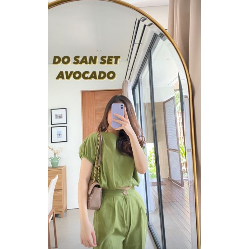 Claryn The Label Do San Set Avocado