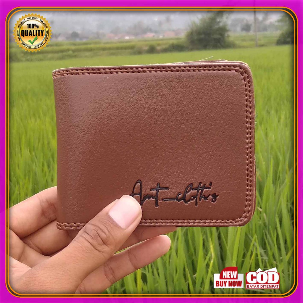 PROMO Dompet Pria  Kulit PVC premium bayar di tempat