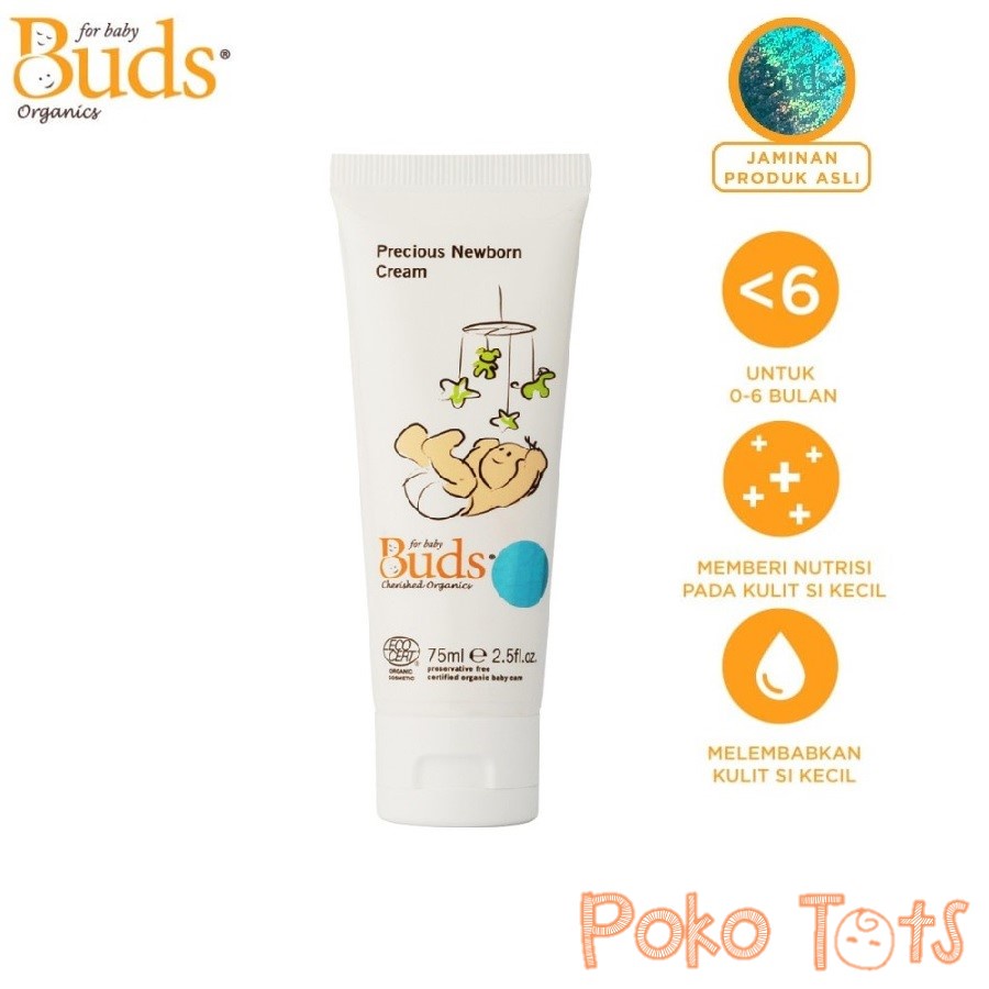 Buds Organics Precious Newborn Cream 75ml Krim Lotion Bayi Organik BCO Cherished Organic WHS