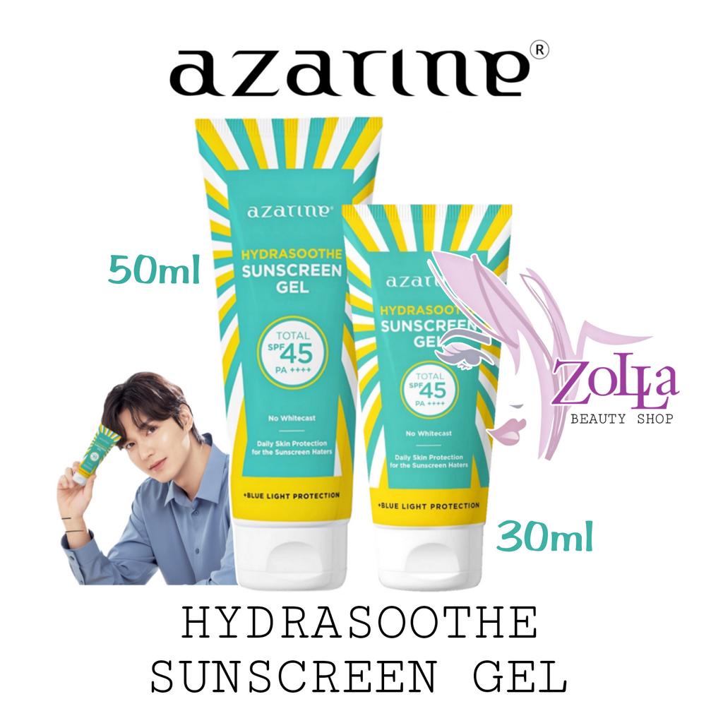 AZARINE HYDRASOOTHE SUNSCREEN GEL SPF 45 - BPOM - AZARINE SUNSCEEN GEL - SUNSCREEN AZARINE - SUN BLOCK MURAH - SUNBLOCK AZARINE - TABIR SURYA