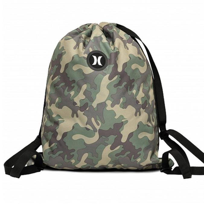 Tas HURLEY BEACH CINCH SOLID Bag Sackpack Camo ORIGINAL ---Terbaru---