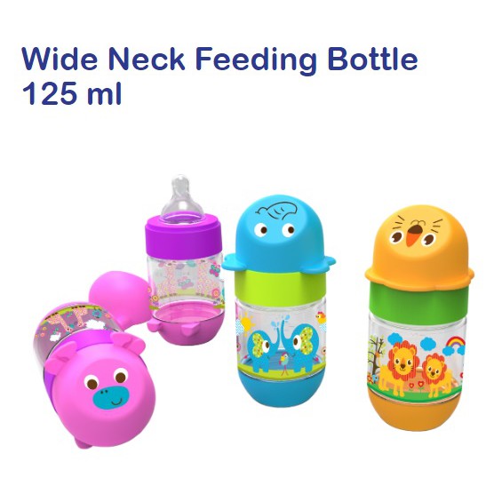 Baby Safe Botol Susu Bayi Karakter Boneka Lucu Feeding Bottle BPA Free Nipple AP001/2/3/4