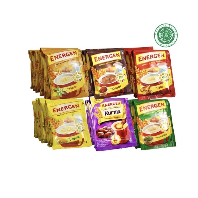 

ENERGEN RENCENG 10 SACHET @32 GR