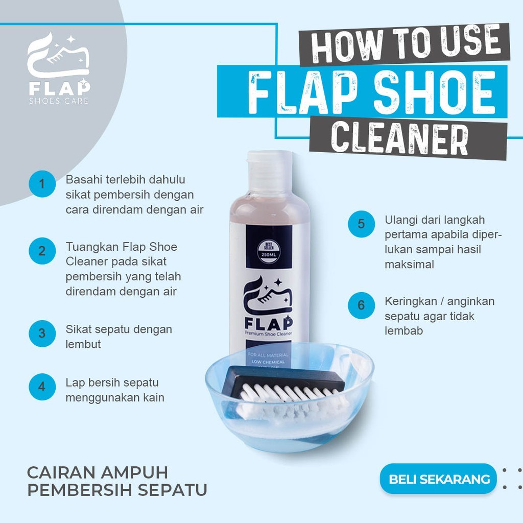 Cairan Pembersih Sepatu Sneakers Shoe Shoes Suede Cleaner Kit Sabun Cuci Perawatan Sepatu Putih SC8