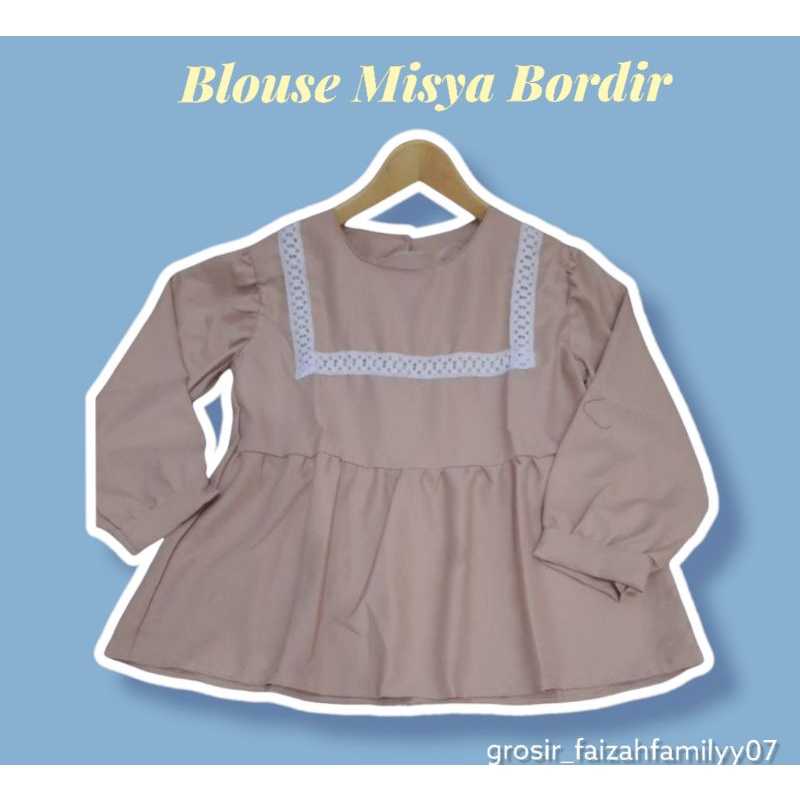 BLOUSE MISTA BORDIR // PAKAIAN WANITA CASUAL