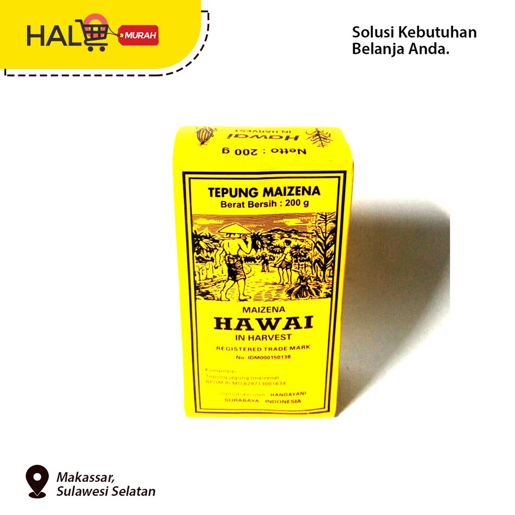 

HAWAI TEPUNG MAIZENA 200 GR