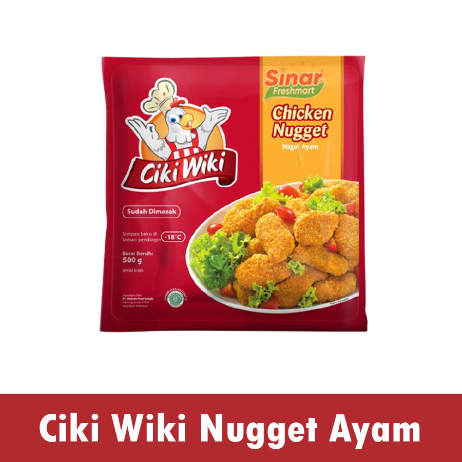 

[SINAR.FRESHMART] CIKI WIKI CHICKEN NUGGET/ NUGGET AYAM [250gr]
