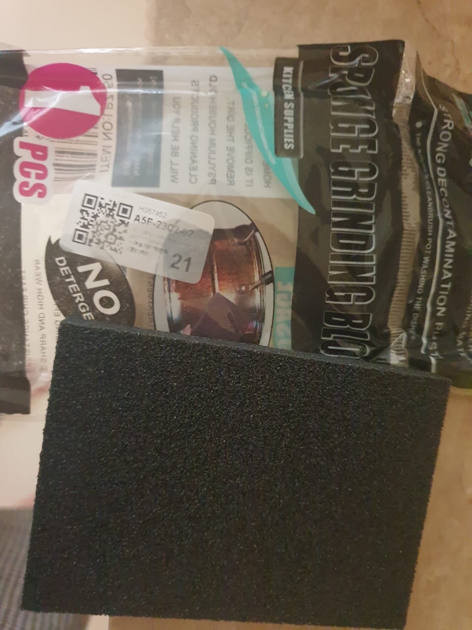 Spons Nano Emery Ajaib Untuk Membersihkan Karat/noda Pada Panci