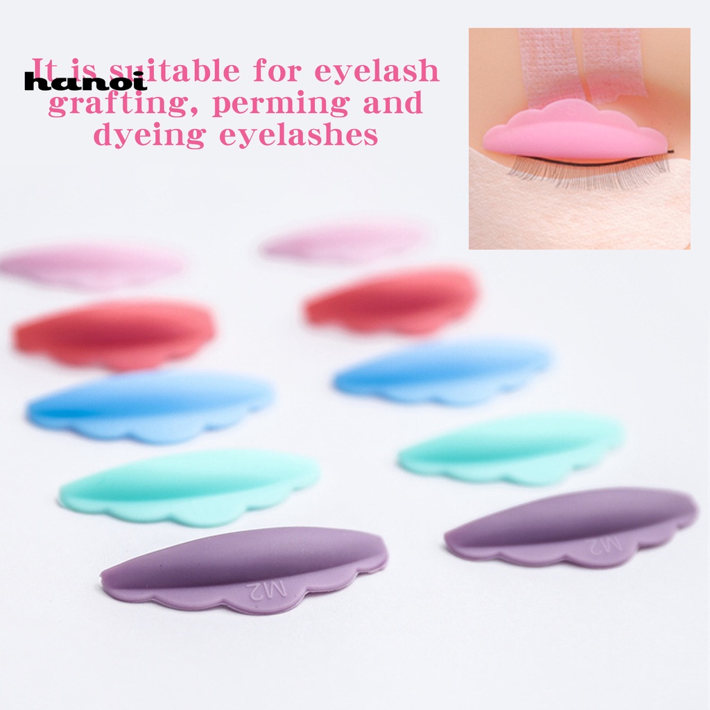 HQTM_5Pairs/Set Silicone Lash Perm Pad High Elasticity Non-Irritating Eyelashes Perming Rods Soft Extension Pad for Beauty Salon