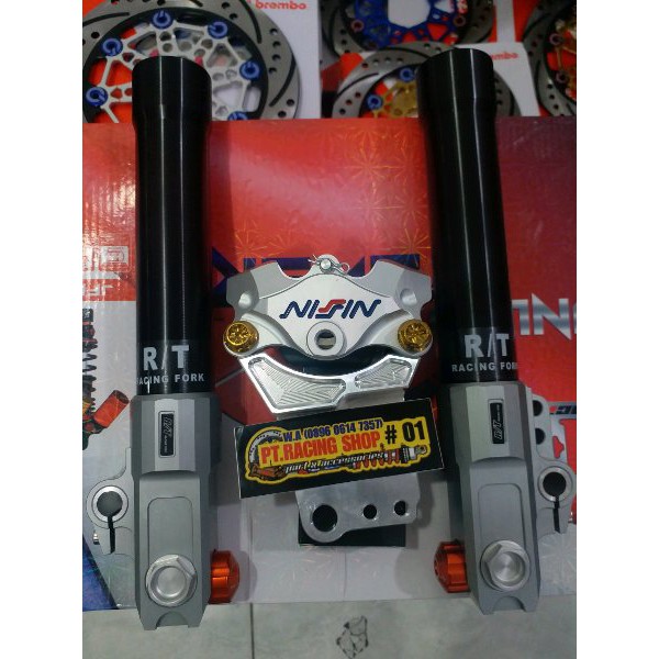TABUNG SHOCK COPY ORI RT STAGE PLUS KALIPER NISSIN 2 PISTON