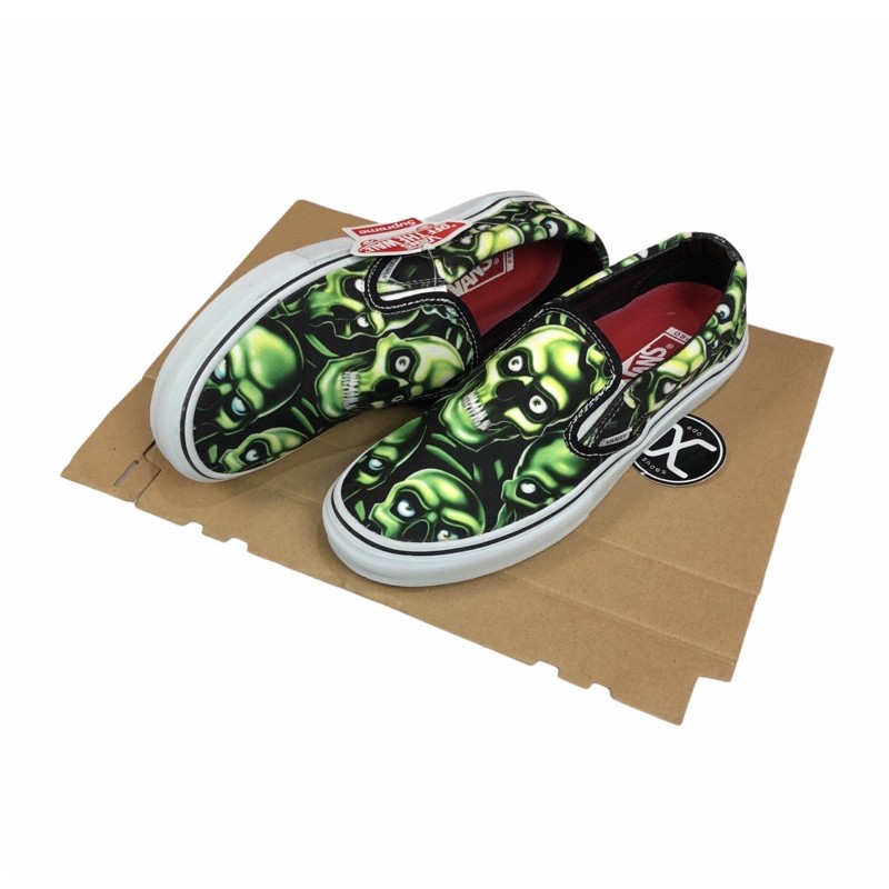 Supreme x Vans Slip On ( Skull File )