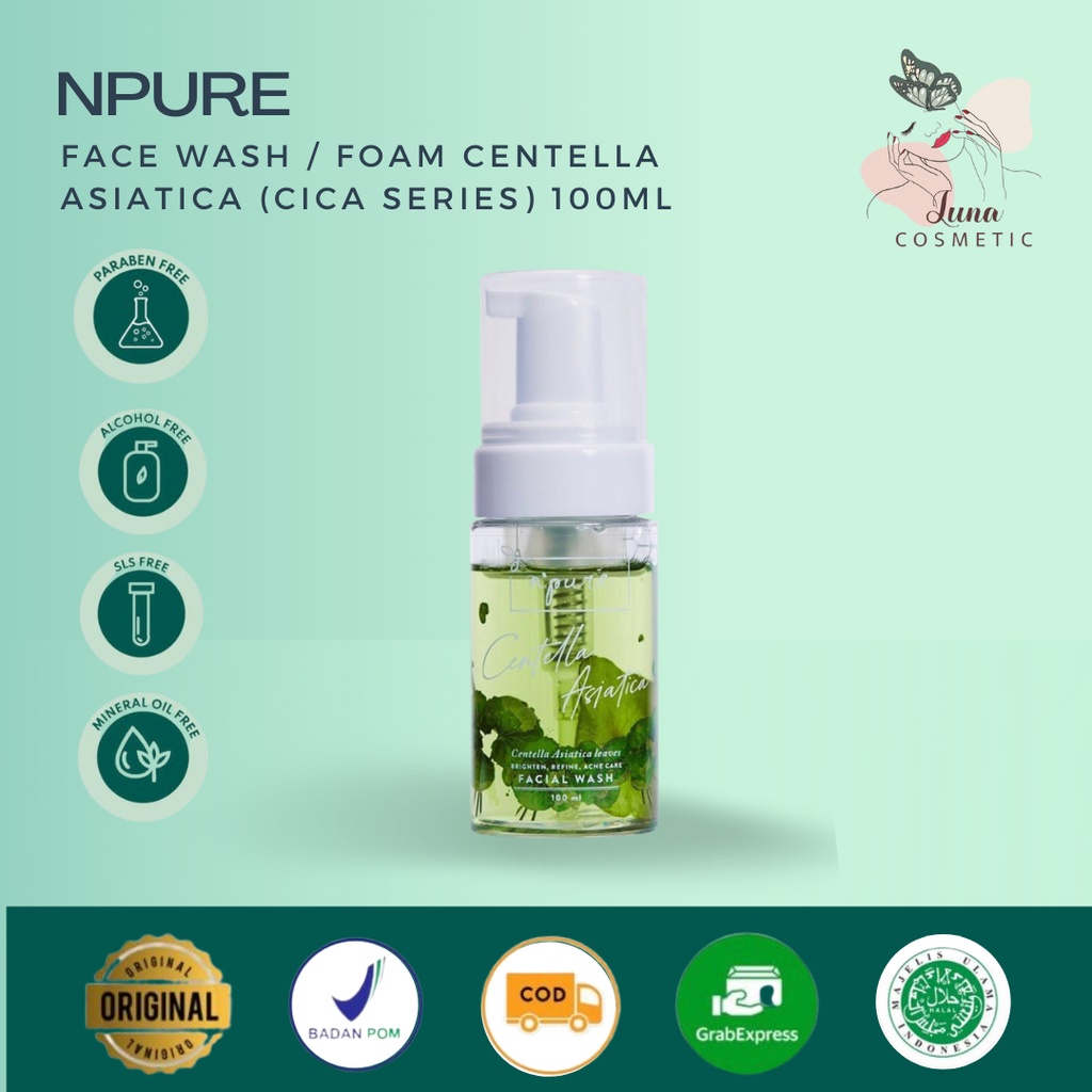 NPURE Face Wash / FOAM CENTELLA ASIATICA (Cica Series) 100ml - Npure