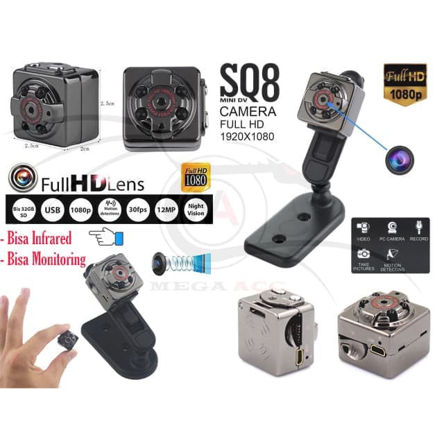 Mini Dv SQ8 Camera Full Hd 1920x1080