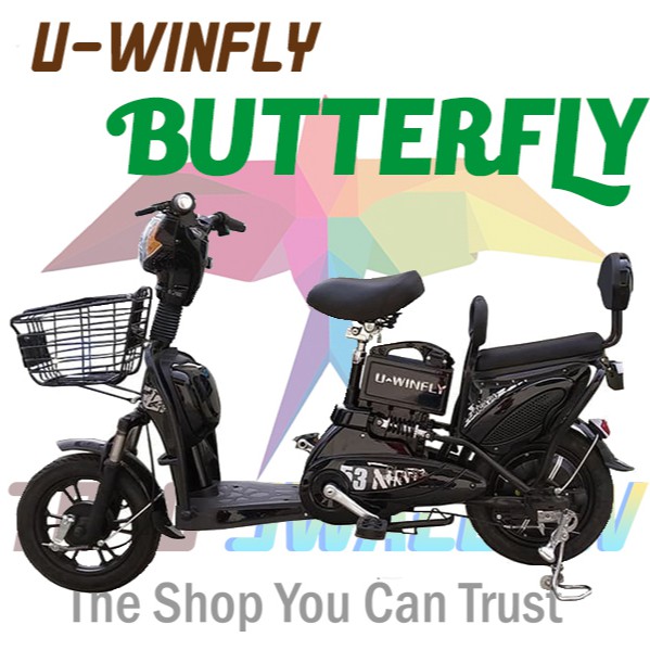 FREE ONGKIR SEPULAU JAWA DAN BALI SEPEDA LISTRIK U-WINFLY BUTTERFLY