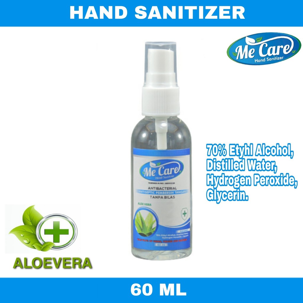 HAND SANITIZER 60ML SPRAY ME CARE