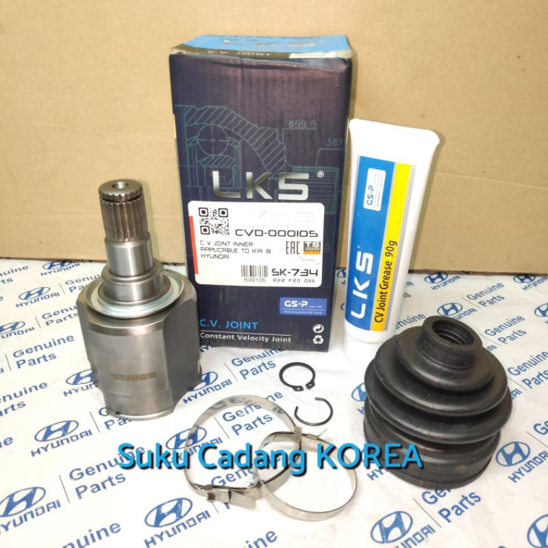 Kohel dalam CV joint inner KIA Visto transmisi manual gigi dalam 20