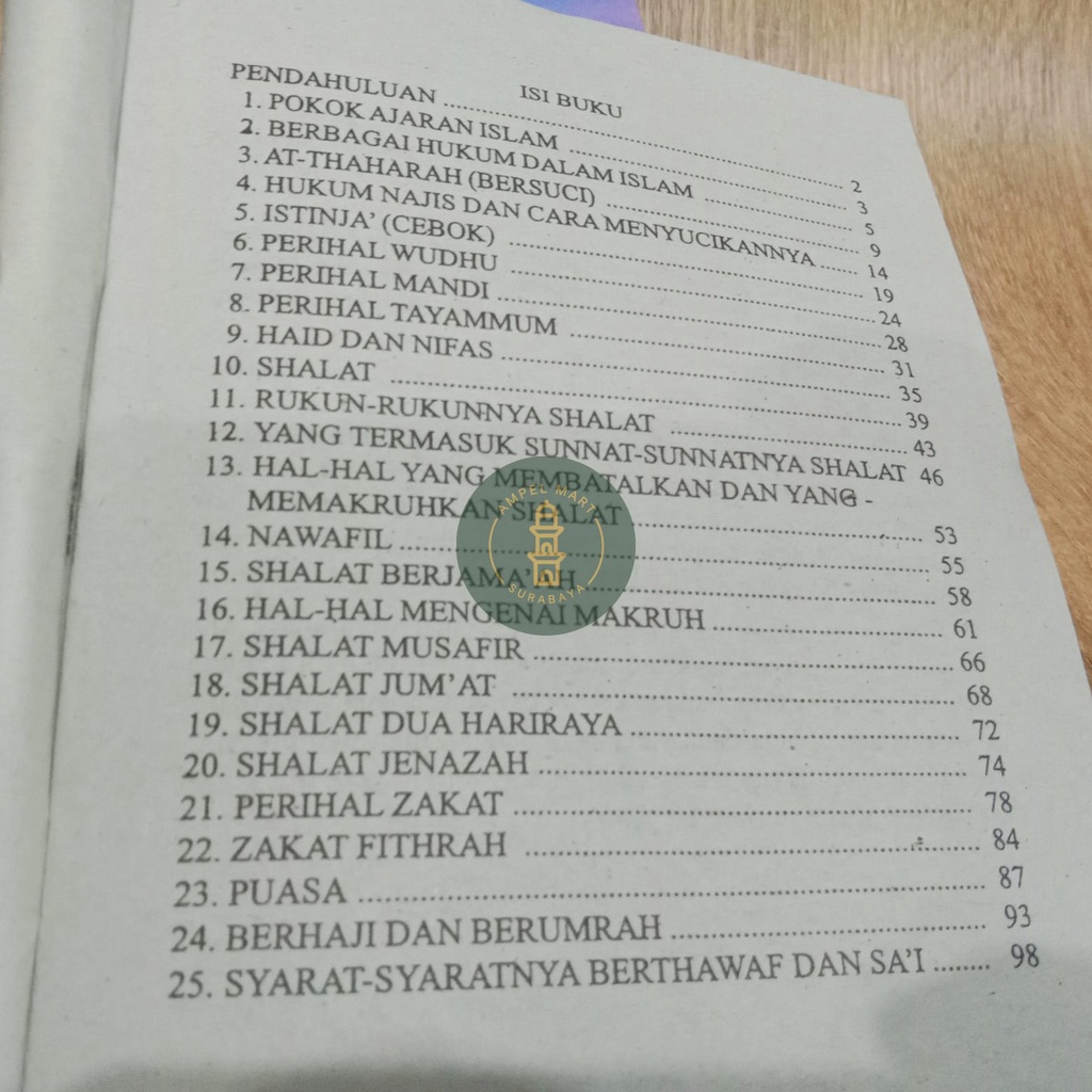 Terjemah Mabadiul Fiqih Juz 3 Kertas CD -  Maktabah Salim Nabhan