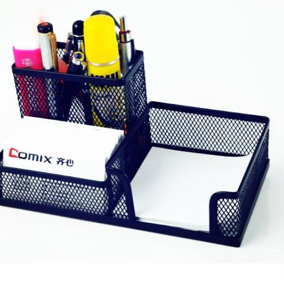 

Best - Memo Holder Panjang 3 Sekat Desk Set Organizer Tempat Pensil Meja Pen BACA DESKRIPSI ~