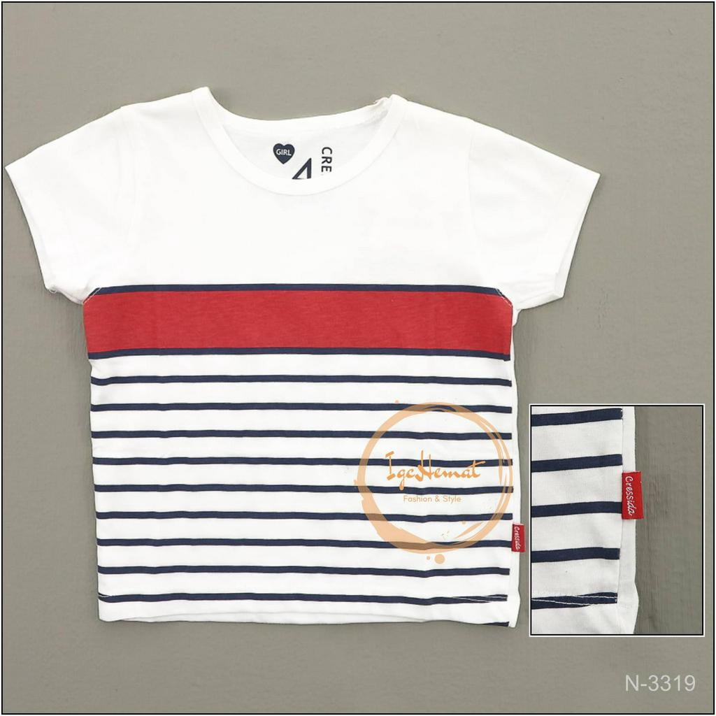 KAOS OBLONG ANAK PEREMPUAN LENGAN PENDEK CRESSIDA 4[N3319]