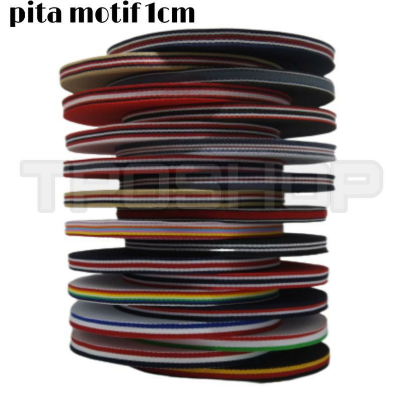 JI-tali pita webbing/kalung kucing 1cm