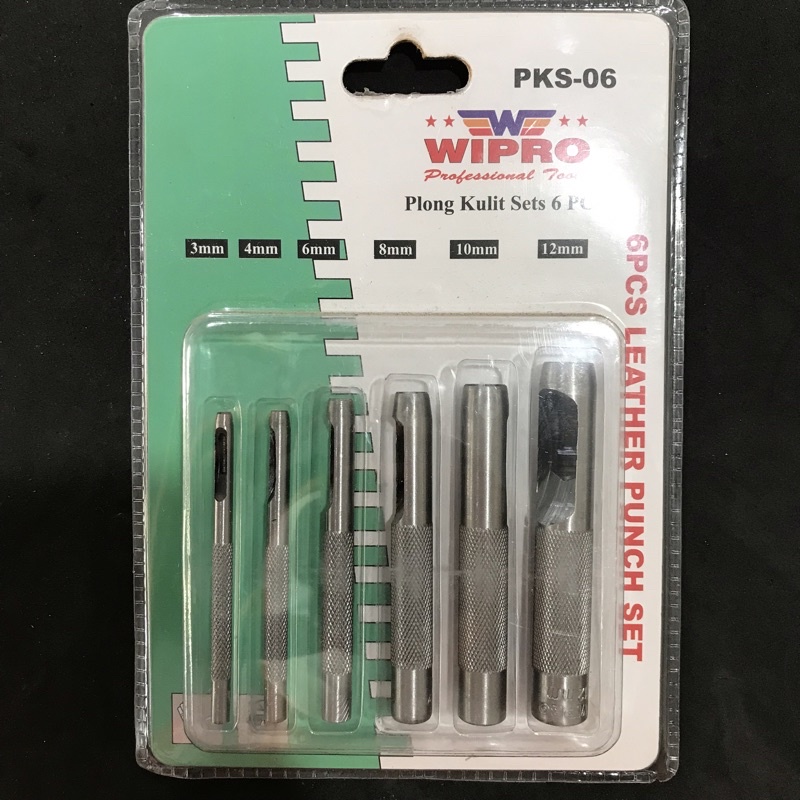 Plong Kulit Set 6 pcs / Feather Punch Set
