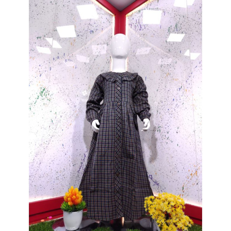 gamis Flanel anak kualitas premium